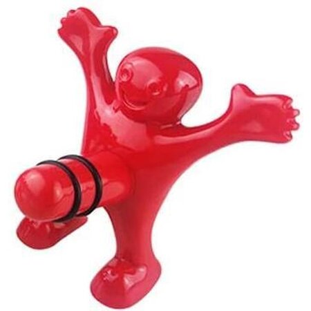 Merkloos Happy Fred Wijnstop - Vacuüm Wijndoppen - Wijnfles Stoppers - Wijnstopper - Flessenstop - Wijnstop Grappig - Wijnstopper Vacuüm