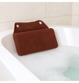 Merkloos Badkussen Sweet Dreams wit 25 x 16 cm