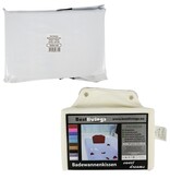 Merkloos Badkussen Sweet Dreams wit 25 x 16 cm