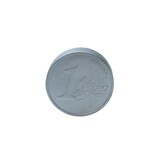 Merkloos Anti-stress Euro munt - Stressbal