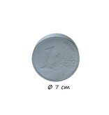 Merkloos Anti-stress Euro munt - Stressbal