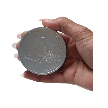 Merkloos Anti-stress Euro munt - Stressbal