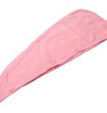 Banzaa Lichtroze Microvezel Handdoek Droogt Uw Natte Hoofdhaar 7x Sneller – Licht Roze | Absorberende Voorgevormde Hoofdhanddoek Geschikt Voor Drogen van Kort en Lang Kapsel | Haartulband Voor Snel Opdrogen van Nat Haar Na het Douchen of Baden | Haa