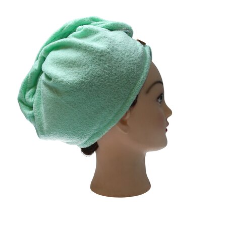 Banzaa Microvezel Handdoek - Haarwikkel - Mintgroen