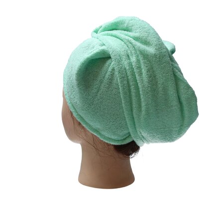 Banzaa Microvezel Handdoek - Haarwikkel - Mintgroen