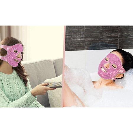 Verk Group Koelmasker - Warmtemasker - Oogmasker - Verkoelend - Gel Gezichtsmasker