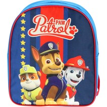 Paw Patrol - Rugzak - Blauw en rood - 3 karakters - Kindertas