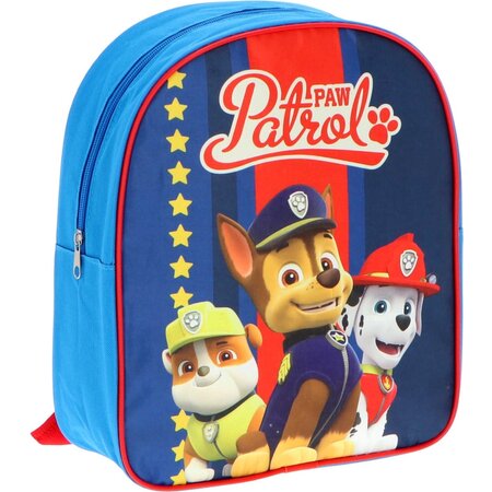 Paw patrol Paw Patrol - Rugzak - Blauw en rood - 3 karakters - Kindertas