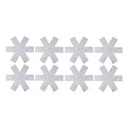 Merkloos Panbeschermer - 8 stuks - Pannen en Potten - Ø 38 cm