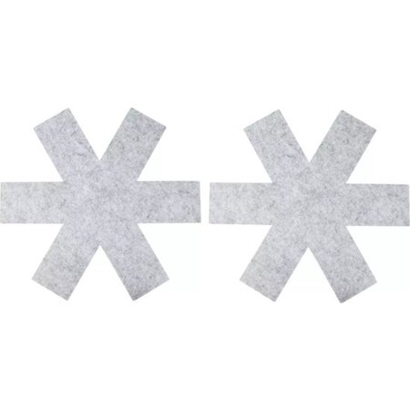 Merkloos Panbeschermer - 8 stuks - Pannen en Potten - Ø 38 cm