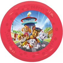 Paw Patrol - Bord (per 8 stuks) - Rood - Feestbord - 21cm