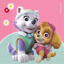 20 papieren Stella + Everest Paw Patrol servetten