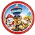 Paw Patrol Paw Patrol papieren borden - 20 cm - 8 stuks - Daily Style