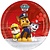 Paw Patrol Feestborden - Paw Patrol  - Papier - Rood - Ø 20 cm - 8 stuks