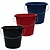 Merkloos Emmer - 5 liter huishoudemmer - 3 stuks