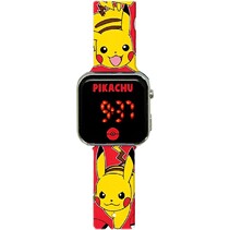 Accutime Pokemon Pikachu LED Horloge - Rood