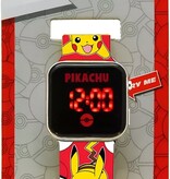 Pokémon Accutime Pokemon Pikachu LED Horloge - Rood