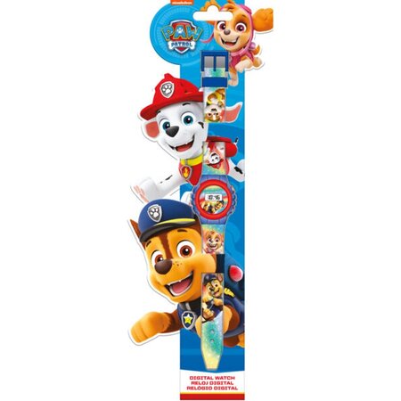 Paw Patrol Paw Patrol - Digitaal Horloge - Rood en Blauw - Digitaal - Kinderen