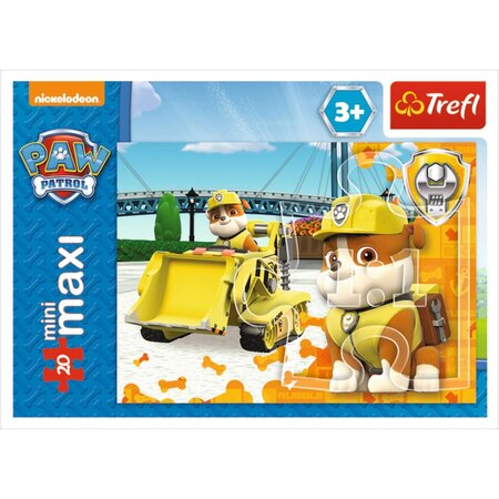 Paw Patrol Paw Patrol - Puzzel - Rumble - Kinderen - 20 stukjes