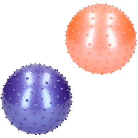 Merkloos Summerplay Stekelige Bal – 15cm tot Hard 19cm - Lacrosse bal - Massage Bal - Triggerpoint - Set van 2