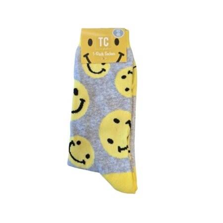 TC FASHION Leuke Smiley sokken - Multipack 3 paar sokken - Smile - Maat 43-46