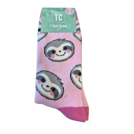 TC FASHION Leuke luiaard sokken - Multipack 3 paar sokken -  Dieren - Maat 39-42