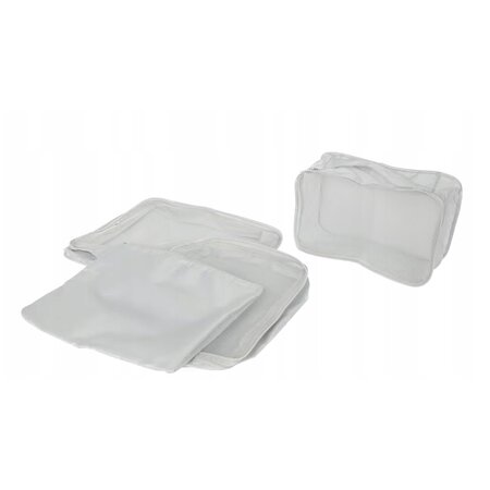 Merkloos Koffer organizer set 8-delig - Bagage packing cubes - Reis zakken - Assorti