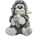 Paws Gorilla knuffel - met baby Gorilla - Aap - 30 cm - Grijs