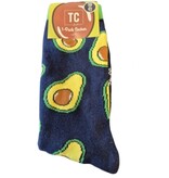 TC FASHION Leuke avocado sokken - Multipack 3 paar sokken - Eten - Fruit - Maat 35-38