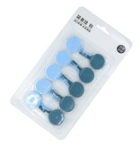 Merkloos Handdoekhaakjes zelfklevend rond - Keukenhanddoek haakjes - Kleding haak - Blauw