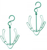 Merkloos 2 STUKS Huishoudelijke Plastic Schoenen Droogrek - Hanger Haak - Plank Organizer - Opbergrek