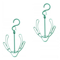 2 STUKS Huishoudelijke Plastic Schoenen Droogrek - Hanger Haak - Plank Organizer - Opbergrek