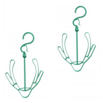 2 STUKS Huishoudelijke Plastic Schoenen Droogrek - Hanger Haak - Plank Organizer - Opbergrek