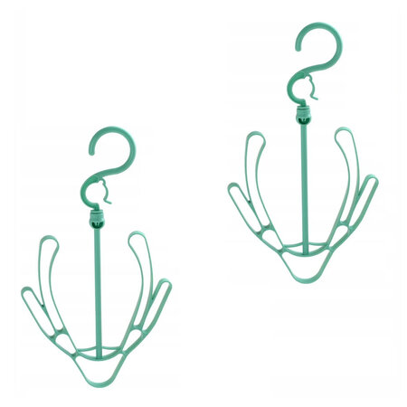 Merkloos 2 STUKS Huishoudelijke Plastic Schoenen Droogrek - Hanger Haak - Plank Organizer - Opbergrek