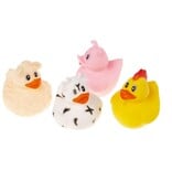 LG-Imports Badeendjes Boerderij 4 stuks 5.5cm