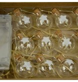 Parlane Indoor lampjes slinger - Sterretjes - 1.2 meter - 15 lichtjes - Warm white - Batterij - Lichtsnoer