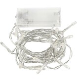 LOGO LED lampjes - 20 Leds - Kerstverlichting - batterij - warm wit - 210 cm