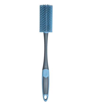 Merkloos Siliconen fles borstel - Antikras Flessenborstel - 34 cm