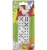 Free and Easy Dobbelstenen - Set 10 stuks - Spel - Voor Spellen Zoals o.a. Yathzee en Regenwormen