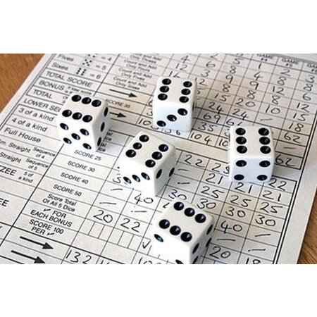 merkloos Games Yahtzee Scoreblok - Scoreblok Yahtzee - 100 Vellen