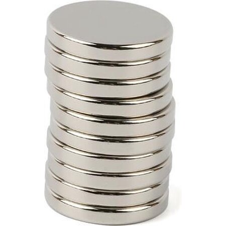 merkloos Sterke magneten rond – 50N - 20 stuks – 8 x 2mm