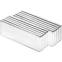 Super Sterke Neodymium Magnetenset - Rechthoekig - 10x5mm - Ideaal voor Whiteboards en Koelkasten - Set van 10 Magneten