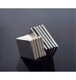 merkloos Super Sterke Neodymium Magnetenset - Rechthoekig - 10x5mm - Ideaal voor Whiteboards en Koelkasten - Set van 10 Magneten