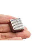 merkloos Super Sterke Neodymium Magnetenset - Rechthoekig - 10x5mm - Ideaal voor Whiteboards en Koelkasten - Set van 10 Magneten