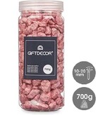 Giftdecor Decoratie stenen kiezels voor aquarium en vazen - 10-20 mm steentjes - Roze  - 700 gram