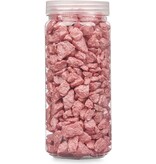 Giftdecor Decoratie stenen kiezels voor aquarium en vazen - 10-20 mm steentjes - Roze  - 1400 gram