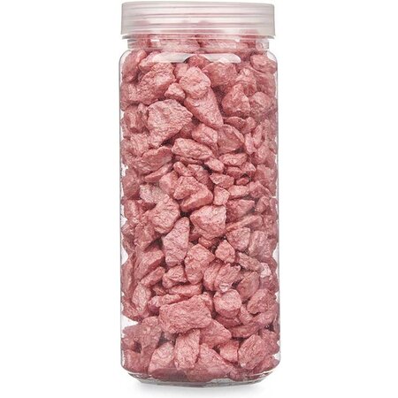 Giftdecor Decoratie stenen kiezels voor aquarium en vazen - 10-20 mm steentjes - Roze  - 1400 gram