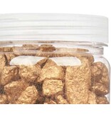 Giftdecor Decoratie stenen kiezels voor aquarium en vazen - 10-20 mm steentjes - Goud - 1400 gram