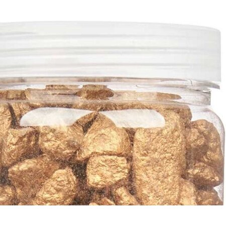 Giftdecor Decoratie stenen kiezels voor aquarium en vazen - 10-20 mm steentjes - Goud - 1400 gram