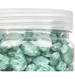 Giftdecor Decoratie stenen kiezels voor aquarium en vazen - 10-20 mm steentjes - Mintgroen - 1400 gram